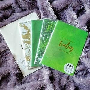 Set of 5 journals/notebooks